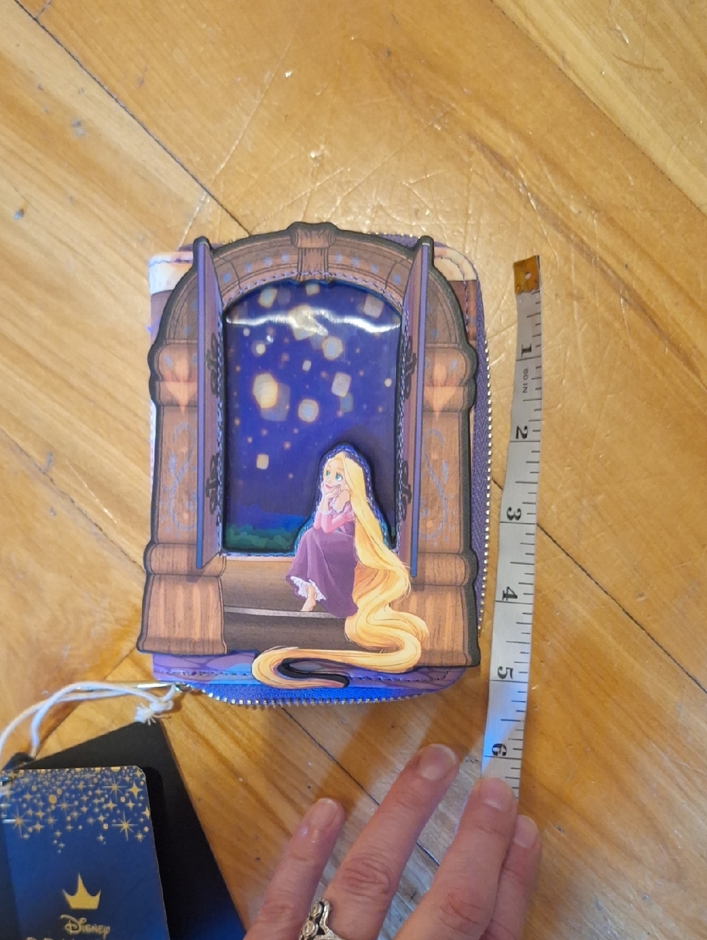 NWT Disney X Loungefly Lenticular Lantern Wallet Tangled Rapunzel - Picture 9 of 11